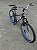 BICICLETA ARO (24) MASCULINA GTI THOR  S/ MARCHA FREIOS V-BRAKE E SUSPENSÃO DIANTEIRA COR PRETA/AZUL - Imagem 11