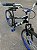 BICICLETA ARO (24) MASCULINA GTI THOR  S/ MARCHA FREIOS V-BRAKE E SUSPENSÃO DIANTEIRA COR PRETA/AZUL - Imagem 8