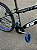 BICICLETA ARO (24) MASCULINA GTI THOR  S/ MARCHA FREIOS V-BRAKE E SUSPENSÃO DIANTEIRA COR PRETA/AZUL - Imagem 5
