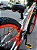 BICICLETA MTB FREERIDE ARO (26) PRO-X MANDRAKE KIT 24 VELOCIDADES (3X8) FREIO DISC MECÂNICO COR BRANCO/LARANJA - Imagem 10