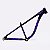 QUADRO ARO (26) HUPI NAJA V9 GANCHEIRA HORIZONTAL COR PRETO/ROXO VIOLETA TAMANHO UNICO - Imagem 1