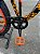 BICICLETA MTB FREERIDE ARO (26) HUPI NAJA KIT SINGLE S/ MARCHA FREIO DISC HIDRÁULICO TRASEIRO SHIMANO COR PRETO/LARANJA - Imagem 4