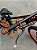 BICICLETA MTB FREERIDE ARO (26) HUPI NAJA KIT SINGLE S/ MARCHA FREIO DISC HIDRÁULICO TRASEIRO SHIMANO COR PRETO/LARANJA - Imagem 5
