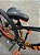 BICICLETA MTB FREERIDE ARO (26) HUPI NAJA KIT SINGLE S/ MARCHA FREIO DISC HIDRÁULICO TRASEIRO SHIMANO COR PRETO/LARANJA - Imagem 6