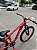 BICICLETA MTB FREERIDE ARO (26) HUPI NAJA KIT SINGLE S/ MARCHA FREIO DISC HIDRÁULICO TRASEIRO SHIMANO COR CEREJA/PRATA - Imagem 3