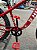 BICICLETA MTB FREERIDE ARO (26) HUPI NAJA KIT SINGLE S/ MARCHA FREIO DISC HIDRÁULICO TRASEIRO SHIMANO COR CEREJA/PRATA - Imagem 5