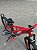 BICICLETA MTB FREERIDE ARO (26) HUPI NAJA KIT SINGLE S/ MARCHA FREIO DISC HIDRÁULICO TRASEIRO SHIMANO COR CEREJA/PRATA - Imagem 7