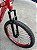 BICICLETA MTB FREERIDE ARO (26) HUPI NAJA KIT SINGLE S/ MARCHA FREIO DISC HIDRÁULICO TRASEIRO SHIMANO COR CEREJA/PRATA - Imagem 8