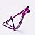 QUADRO ARO (26) HUPI NAJA V9 GANCHEIRA HORIZONTAL COR ROXO/BRANCO VIOLETA TAMANHO UNICO - Imagem 2