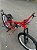 BICICLETA MTB FREERIDE ARO (26) VIKINGX TUFF-25 CAMBIO 8 VELOCIDADES FREIO DISC HIDRAULICO COR VERMELHO/DOURADO - Imagem 9
