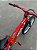 BICICLETA MTB FREERIDE ARO (26) VIKINGX TUFF-25 CAMBIO 8 VELOCIDADES FREIO DISC HIDRAULICO COR VERMELHO/DOURADO - Imagem 8