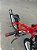 BICICLETA MTB FREERIDE ARO (26) VIKINGX TUFF-25 CAMBIO 8 VELOCIDADES FREIO DISC HIDRAULICO COR VERMELHO/DOURADO - Imagem 6