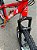 BICICLETA MTB FREERIDE ARO (26) VIKINGX TUFF-25 CAMBIO 8 VELOCIDADES FREIO DISC HIDRAULICO COR VERMELHO/DOURADO - Imagem 5