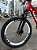 BICICLETA MTB FREERIDE ARO (26) VIKINGX TUFF-25 CAMBIO 8 VELOCIDADES FREIO DISC HIDRAULICO COR VERMELHO/DOURADO - Imagem 10