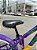 BICICLETA MTB FREERIDE ARO (26) VIKINGX TUFF-25 CAMBIO 8 VELOCIDADES FREIO DISC HIDRAULICO COR ROXO/AMARELO/VERDE - Imagem 7