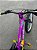 BICICLETA MTB FREERIDE ARO (26) VIKINGX TUFF-25 CAMBIO 8 VELOCIDADES FREIO DISC HIDRAULICO COR ROXO/AMARELO - Imagem 9