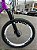 BICICLETA MTB FREERIDE ARO (26) VIKINGX TUFF-25 CAMBIO 8 VELOCIDADES FREIO DISC HIDRAULICO COR ROXO/AMARELO - Imagem 8