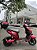 SCOOTER ELÉTRICA  KLOSH ESTILO MOTONETA 1000W AUTOPROPELIDO VERMELHO - Imagem 1