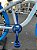 BICICLETA MTB FREERIDE ARO (26) HUPI NAJA KIT SINGLE S/ MARCHA FREIO DISC HIDRÁULICO TRASEIRO SHIMANO COR AZUL/AZUL - Imagem 3
