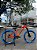 BICICLETA MTB FREERIDE ARO (26) ABSOLUTE BRUTUS KIT SINGLE (S/MARCHA) FREIO DISC HIDRÁULICO MT200 COR LARANJA/AZUL - Imagem 1