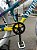 BICICLETA MTB FREERIDE ARO (26) VIKINGX TUFF X-25 CAMBIO 8 VELOCIDADES(1x7) FREIO DISCO HIDRÁULI COR AZUL/AMARELO/BRANCO - Imagem 3