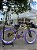 BICICLETA MTB FREERIDE ARO (26) RUSTIC PRO KIT SINGLE S/ MARCHA FREIO DISC HIDRÁULICO MT200 TRASEIRO COR CAMALEAO/ROXO - Imagem 1