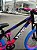 BICICLETA MTB FREERIDE ARO (26) VIKINGX TUFF-25 CAMBIO 7 VELOCIDADES (1X7) FREIO DISC MECÂNICO COR PRETO/ROSA/AZUL - Imagem 5