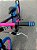 BICICLETA MTB FREERIDE ARO (26) VIKINGX TUFF-25 CAMBIO 7 VELOCIDADES (1X7) FREIO DISC MECÂNICO COR PRETO/ROSA/AZUL - Imagem 8