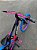 BICICLETA MTB FREERIDE ARO (26) VIKINGX TUFF-25 CAMBIO 7 VELOCIDADES (1X7) FREIO DISC MECÂNICO COR PRETO/ROSA/AZUL - Imagem 9