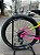 BICICLETA MTB ARO (29) VELOOH ZURIQUE 24 VELOCIDADES (3X8) FREIO DISC MECANICO TAMANHO 15 (P) AMARELO/ROSA - Imagem 2