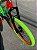 BICICLETA MTB FREERIDE ARO (26) VELOOH RIDE CAMBIO 7 VELOCIDADES (1X7) FREIO DISC MECÂNICO COR VERDE NEON/LARANJA - Imagem 4