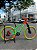 BICICLETA MTB FREERIDE ARO (26) VELOOH RIDE CAMBIO 7 VELOCIDADES (1X7) FREIO DISC MECÂNICO COR VERDE NEON/LARANJA - Imagem 1
