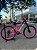 BICICLETA MTB FREERIDE ARO (26) VELOOH RIDE CAMBIO 7 VELOCIDADES (1X7) FREIO DISC MECÂNICO COR ROSA/PRETO - Imagem 1