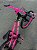 BICICLETA MTB FREERIDE ARO (26) VELOOH RIDE CAMBIO 7 VELOCIDADES (1X7) FREIO DISC MECÂNICO COR ROSA/PRETO - Imagem 10