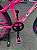 BICICLETA MTB FREERIDE ARO (26) VELOOH RIDE CAMBIO 7 VELOCIDADES (1X7) FREIO DISC MECÂNICO COR ROSA/PRETO - Imagem 3