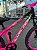 BICICLETA MTB FREERIDE ARO (26) VELOOH RIDE CAMBIO 7 VELOCIDADES (1X7) FREIO DISC MECÂNICO COR ROSA/PRETO - Imagem 4