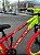 BICICLETA MTB FREERIDE ARO (26) VELOOH RIDE CAMBIO 7 VELOCIDADES (1X7) FREIO DISC MECÂNICO COR VERMELHO/ VERDE NEON - Imagem 7
