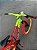 BICICLETA MTB FREERIDE ARO (26) VELOOH RIDE CAMBIO 7 VELOCIDADES (1X7) FREIO DISC MECÂNICO COR VERMELHO/ VERDE NEON - Imagem 9