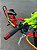 BICICLETA MTB FREERIDE ARO (26) VELOOH RIDE CAMBIO 7 VELOCIDADES (1X7) FREIO DISC MECÂNICO COR VERMELHO/ VERDE NEON - Imagem 5