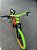 BICICLETA MTB FREERIDE ARO (26) VELOOH RIDE CAMBIO 7 VELOCIDADES (1X7) FREIO DISC MECÂNICO COR LARANJA/VERDE NEON - Imagem 10