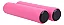 PAR DE MANOPLA PUNHO BIKE MTB VELOOH ROSA ESPUMA SILICONE - Imagem 2