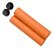PAR DE MANOPLA PUNHO BIKE MTB VELOOH LARANJA ESPUMA SILICONE - Imagem 1