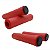 PAR DE MANOPLA PUNHO BIKE MTB VELOOH VERMELHO ESPUMA SILICONE - Imagem 2