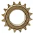 CATRACA RODA LIVRE 16 DENTES ESFERADA DOURADA COMANDER - Imagem 1