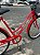 BICICLETA ARO (26) FEMININA COR VERMELHA S/MARCHA FREIO CONTRA PEDAL (A PÉ) MARCA MONARK TROPICAL - Imagem 7