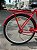BICICLETA ARO (26) FEMININA COR VERMELHA S/MARCHA FREIO CONTRA PEDAL (A PÉ) MARCA MONARK TROPICAL - Imagem 4