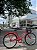 BICICLETA ARO (26) FEMININA COR VERMELHA S/MARCHA FREIO CONTRA PEDAL (A PÉ) MARCA MONARK TROPICAL - Imagem 1