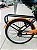 BICICLETA ARO (20) FEMININA/MASCULINA COR PRETO/LARANJA S/MARCHA MARCA TIPO MONARETA - Imagem 3
