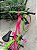 BICICLETA MTB FREERIDE ARO (26) VIKINGX TUFF-25 CAMBIO 7 VELOCIDADES (1X7) FREIO DISC MECÂNICO COR ROSA/VERDE - Imagem 9