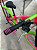 BICICLETA MTB FREERIDE ARO (26) VIKINGX TUFF-25 CAMBIO 7 VELOCIDADES (1X7) FREIO DISC MECÂNICO COR ROSA/VERDE - Imagem 8